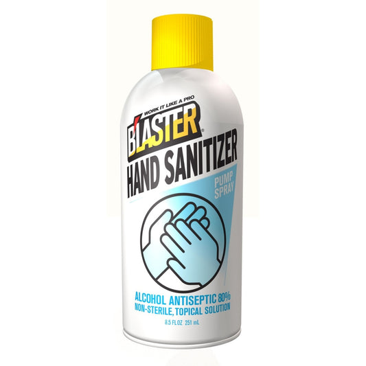 B'laster Unscented Liquid Hand Sanitizer Spray 8.5 oz. (Pack of 12)