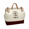 Klein Tools 6 in. W X 14 in. H Canvas/Leather Tool Bag Beige 1 pc