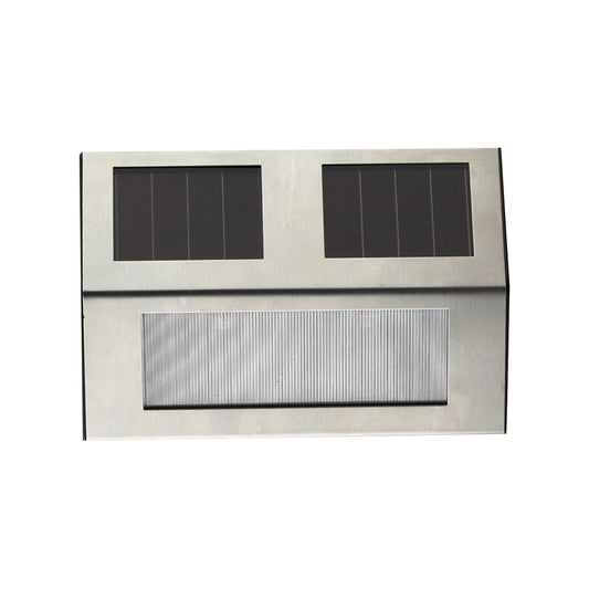 Living Accents Silver Solar Powered LED Step Light 1 pk