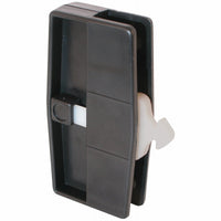 Prime-Line Zinc-Plated Black Plastic Latch and Pull 1 pk