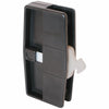 Prime-Line Zinc-Plated Black Plastic Latch and Pull 1 pk