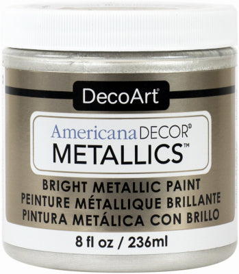 Americana Decor Metallics Craft Paint, Pearl, 8-oz.