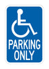 Hy-Ko Traffic English Blue Informational Sign 18 in. H X 12 in. W