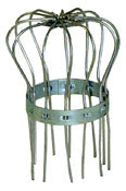Norwesco 248078 3" Round Galvanized Wire Gutter Strainer
