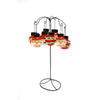Alpine LED Ball Ornaments Christmas Decoration Multicolored Polyresin (Pack of 12)