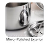 Tri-Ply Clad 8 Pc Stainless Steel Cookware Set