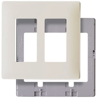 Wallplate 2G Scrwls Lal