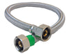 Lasco 1/2 in. FIP X 1/2 in. D FIP 16 in. Braided Stainless Steel Faucet Supply Line