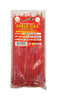 Tool City  8 in. L Red  Cable Tie  100 pk