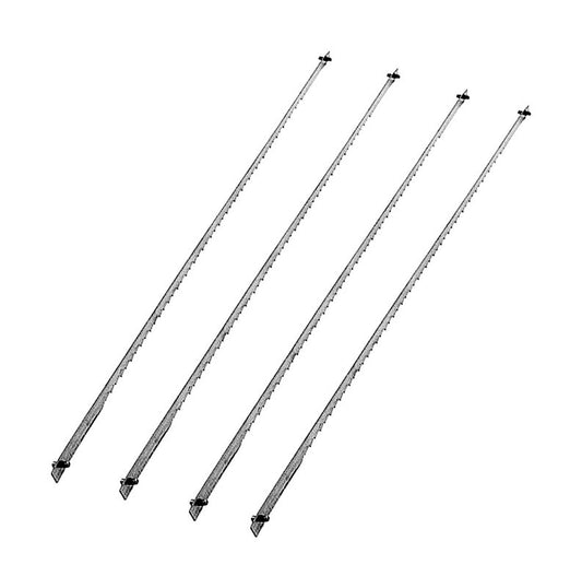 Great Neck 6 in. High Carbon Steel Coping Saw Blade 10 TPI 4 pk