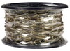 Cadena decorativa de metal brillante de latón Campbell 10, 0,14 pulg., diámetro 1,21 pulg.