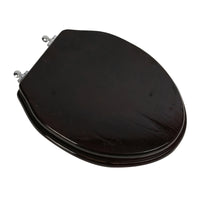 Plumbing Technologies Llc Elongated Black Plastic Toilet Seat