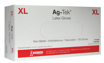 Latex Gloves, Powder-Free, XL, 100-Pk.