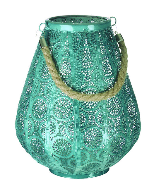 Paradise Lighting Metal Lantern Turquoise