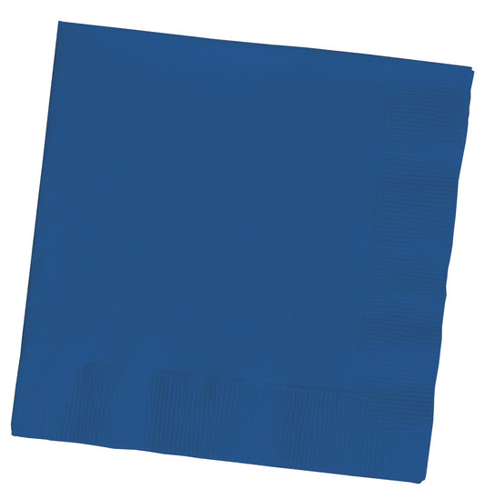Creative Converting 801137B 2 Ply Navy Beverage Napkins 50 Count                                                                                      