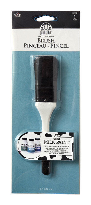 Plaid FolkArt 1-1/4 in. W Flat Paint Brush (Pack of 3)