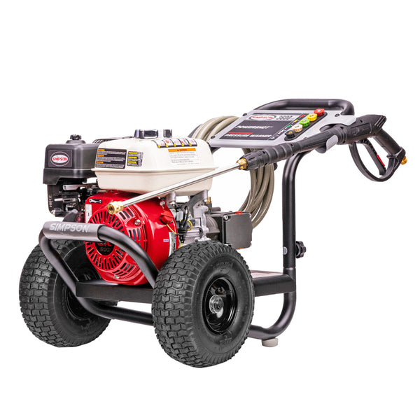 Hidrolavadora neumática SIMPSON de acero de 3600 PSI y 2,5 GPM