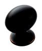 Amerock  Allison  Oval  Cabinet Knob  1-3/8 in. Dia. 1-3/8 in. Oil Rubbed Bronze  10 pk
