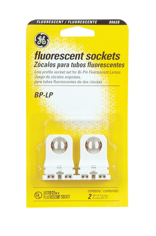 General Electric BP-LP Plastic Bi-Pin Base Low Profile Fluorescent Socket 15.75 Lx3.75 Hx4.75 W in.