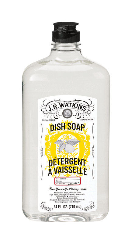 J.R. Watkins Lemon Scent Liquid Dish Soap 24 oz. 1 pk (Pack of 6)
