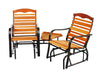 Jack-Post  Woodlawn  2 person  Bronze  Steel  Woodlawn  Tete-A-Tete Glider