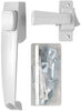 Wright White Push Button Latch 1 pk