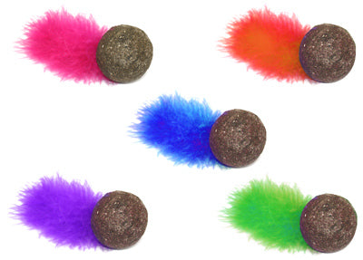 Compressed Catnip Ball, Assorted Colors (Pack of 4)
