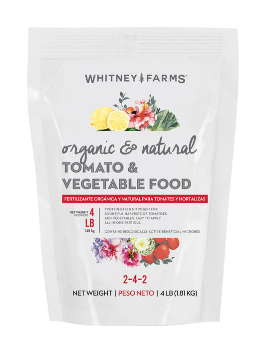 Whitney Farms Tomato & Vegetable Granules Organic Plant Food 4 lb.