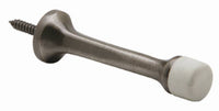 Schlage  2-3/16 in. H x 8 in. W x 2-3/16 in. L Solid Brass  Antique Pewter  Brown  Door Stop  Mounts to door and wall