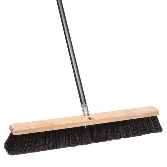 DQB Floor Sweep Polypropylene 24 in. Push Broom