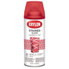Krylon Cranberry Red Translucent Stained Glass Spray Paint 11.5 oz. for Indoor Decorating