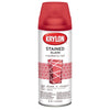 Krylon Cranberry Red Translucent Stained Glass Spray Paint 11.5 oz. for Indoor Decorating