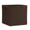 Suncast Brown Plastic 60 gal. Capacity Outdoor Storage Cube 27 W x 28 D in.