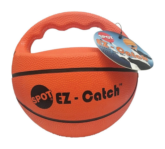 Spot EZ-Catch Orange Rubber Ball Dog Toy Large
