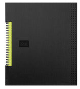 Oxford 56895 11 X 8.5 Black Idea Collective Business Double Wire Case Bound Notebook 80 Sheets