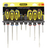 Stanley  10 pc. Multi-Bit Screwdriver Set  5 in.