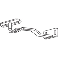 Prime Line S4444 White Plastic Drawer Catch 3 Count