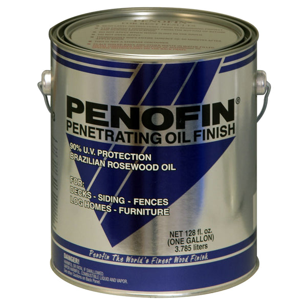 Penofin Semi-Transparent Chestnut Oil-Based Wood Stain 1 gal. (Pack of 4)