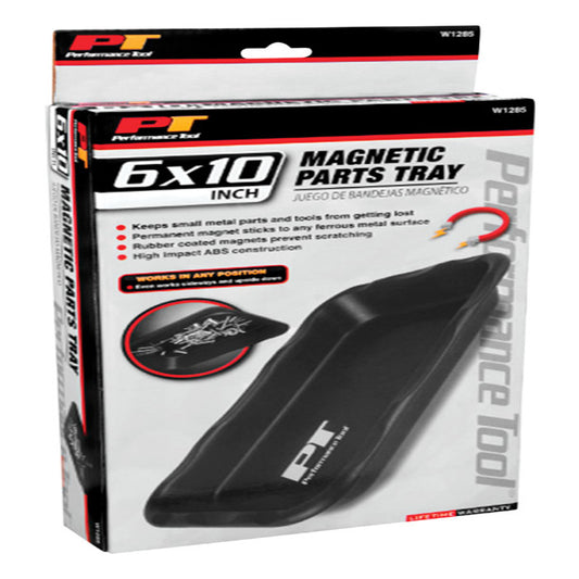 Performance Tool 10 in. Magnetic Tray Black 1 pc.