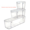 Deflect-O 4 in. H x 8 in. W x 4.375 in. D Stackable Craft Bin (Pack of 4)