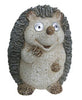 Alpine Gray Resin/Stone 15 in. H Hedgehog Statue