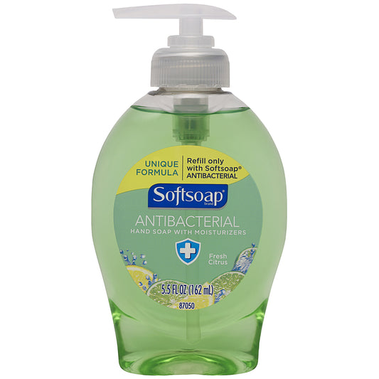 Softsoap Fresh Citrus Scent Antibacterial Liquid Hand Soap 5.5 oz (Pack of 12)