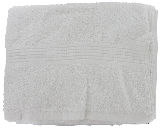 J & M Home Fashions 8600 27 X 52 White Provence Bath Towel (Pack of 3)