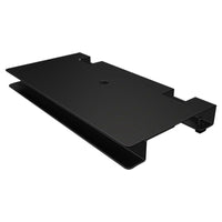 EBSCO 1.188 in. H X 6.063 in. W X 12 in. L Black Tool Shelf Display Metal