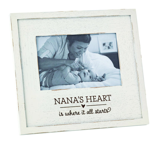 Hallmark White Wood Nana's Heart Frame 0.75 L x 8 H x 8.75 W in. (Pack of 2)