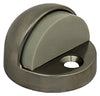 National Hardware Solid Brass w/Rubber Stop Satin Nickel Door Stop Mounts to floor (Pack of 5).