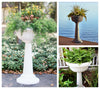 Bloem Grecian 32 in. H X 18 in. D Plastic Urn Planter Black