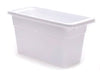 Rubbermaid White Plastic Ice Cube Bin