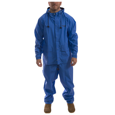 Storm-Champ Rain Suit, 2-Piece, Zipper, Medium