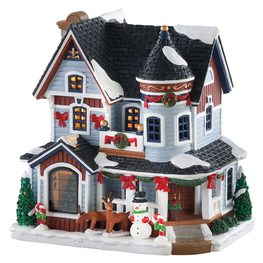 Lemax Multicolored Residence Christmas Village 6.57 in.